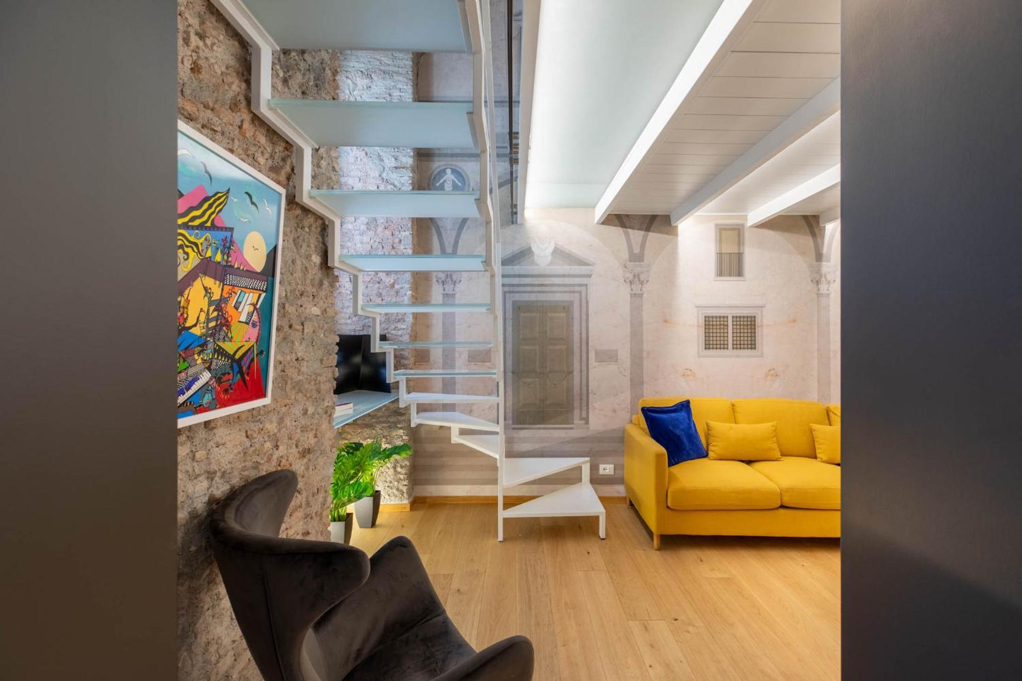Iflat Glass And Stone Loft Apartment Rome Exterior photo